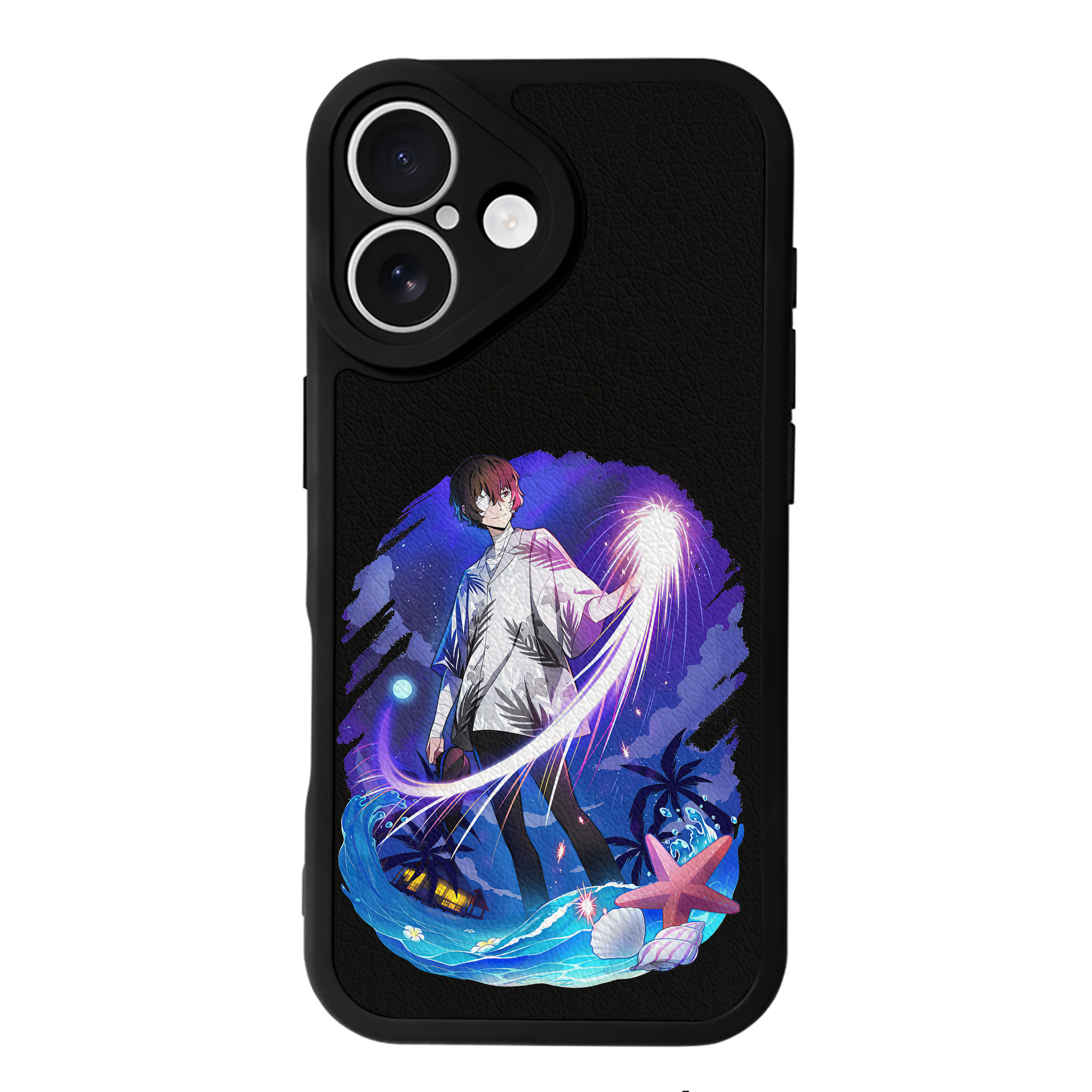 （画像用） 文豪ストレイドッグス Bungo Stray Dogs 【iPhone 16シリーズ対応】シリコンスマホケース（レザー調） 材質：シリコン